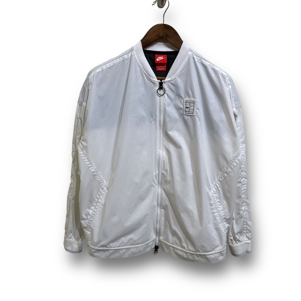 Nike Women’s White Lightweight Bomber Jacket